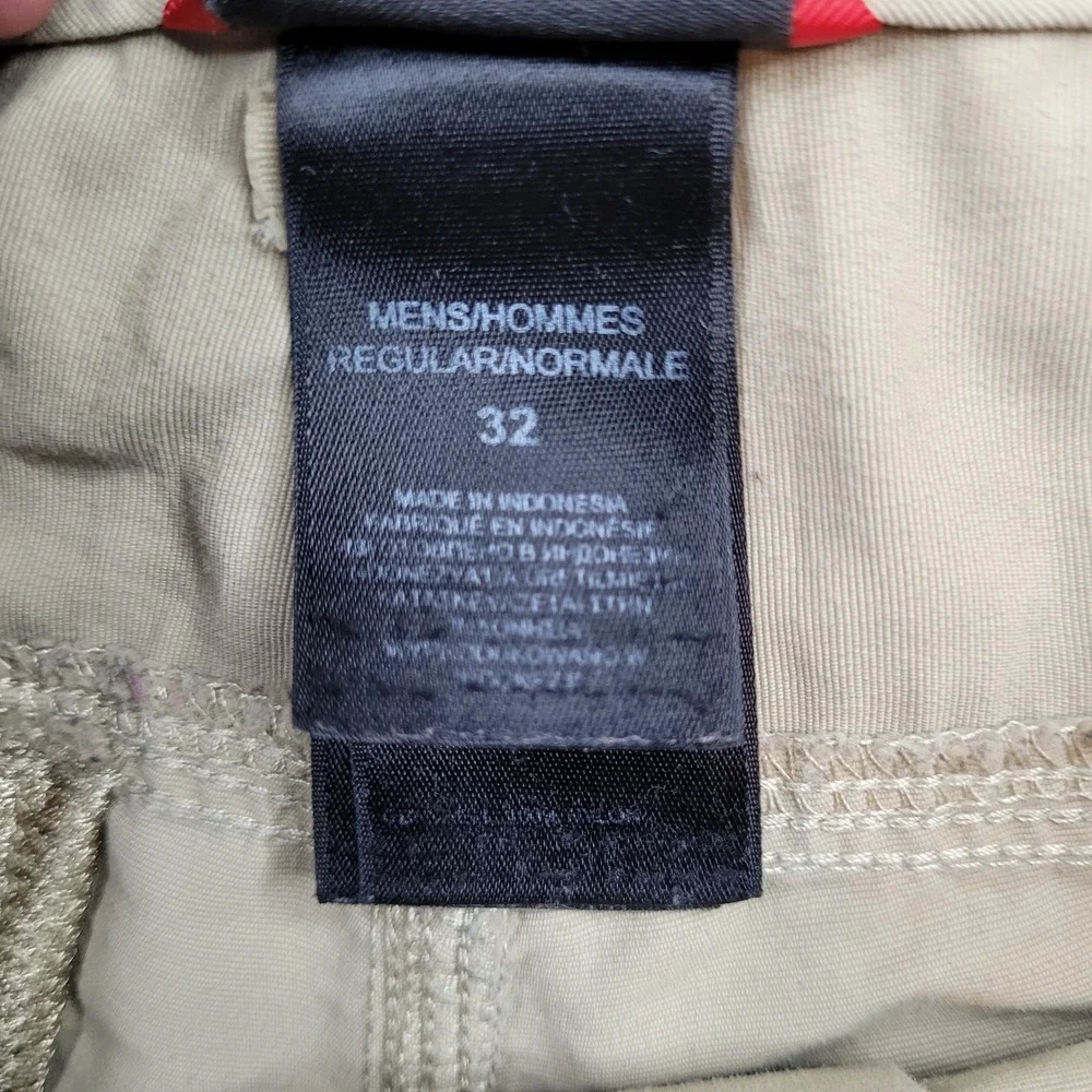 The North Face Cargo Shorts Mens 32 Tan Nylon Hiking Outdoor‎ TCN3/TMN3 A4J2